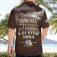 Remembering Tuskegee Airmen Hawaiian Shirt Heroes of the 332nd Squadron Retro Style - Wonder Print Shop