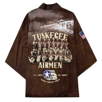 Remembering Tuskegee Airmen Kimono Heroes of the 332nd Squadron Retro Style - Wonder Print Shop