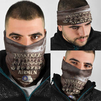 Remembering Tuskegee Airmen Neck Gaiter Heroes of the 332nd Squadron Retro Style - Wonder Print Shop