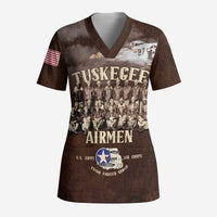 Remembering Tuskegee Airmen Scrub Top Heroes of the 332nd Squadron Retro Style - Wonder Print Shop