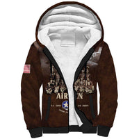 Remembering Tuskegee Airmen Sherpa Hoodie Heroes of the 332nd Squadron Retro Style - Wonder Print Shop