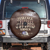 Remembering Tuskegee Airmen Spare Tire Cover Heroes of the 332nd Squadron Retro Style - Wonder Print Shop