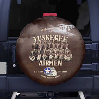 Remembering Tuskegee Airmen Spare Tire Cover Heroes of the 332nd Squadron Retro Style - Wonder Print Shop