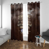 Remembering Tuskegee Airmen Window Curtain Heroes of the 332nd Squadron Retro Style - Wonder Print Shop