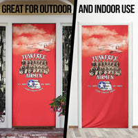 Remembering Tuskegee Airmen Door Cover Heroes of the 332nd Squadron Red Art - Wonder Print Shop