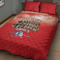 Remembering Tuskegee Airmen Quilt Bed Set Heroes of the 332nd Squadron Red Art - Wonder Print Shop