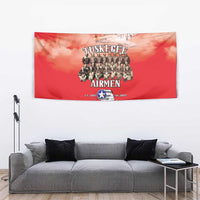 Remembering Tuskegee Airmen Tapestry Heroes of the 332nd Squadron Red Art - Wonder Print Shop