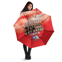 Remembering Tuskegee Airmen Umbrella Heroes of the 332nd Squadron Red Art - Wonder Print Shop