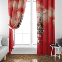 Remembering Tuskegee Airmen Window Curtain Heroes of the 332nd Squadron Red Art - Wonder Print Shop