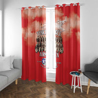 Remembering Tuskegee Airmen Window Curtain Heroes of the 332nd Squadron Red Art - Wonder Print Shop