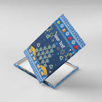 Personalised Jewish Hanukkah Xmas Canvas Wall Art Merry Chrismukkah - Wonder Print Shop