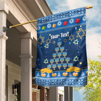 Personalised Jewish Hanukkah Xmas Garden Flag Merry Chrismukkah - Wonder Print Shop
