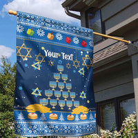 Personalised Jewish Hanukkah Xmas Garden Flag Merry Chrismukkah - Wonder Print Shop