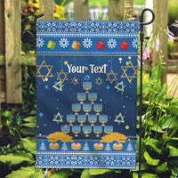 Personalised Jewish Hanukkah Xmas Garden Flag Merry Chrismukkah - Wonder Print Shop