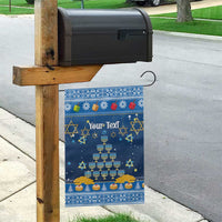 Personalised Jewish Hanukkah Xmas Garden Flag Merry Chrismukkah - Wonder Print Shop