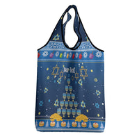 Personalised Jewish Hanukkah Xmas Grocery Bag Merry Chrismukkah