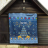 Personalised Jewish Hanukkah Xmas Quilt Merry Chrismukkah - Wonder Print Shop