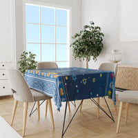 Personalised Jewish Hanukkah Xmas Tablecloth Merry Chrismukkah - Wonder Print Shop