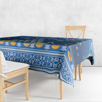 Personalised Jewish Hanukkah Xmas Tablecloth Merry Chrismukkah - Wonder Print Shop