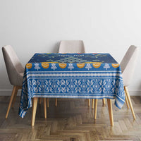 Personalised Jewish Hanukkah Xmas Tablecloth Merry Chrismukkah - Wonder Print Shop