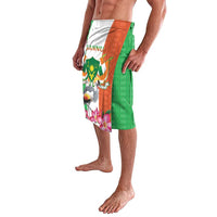 Niger Black-Crowned Crane Lavalava Coat Of Arms - Kente Pattern - Wonder Print Shop