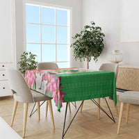 Niger Black-Crowned Crane Tablecloth Coat Of Arms - Kente Pattern - Wonder Print Shop