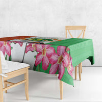 Niger Black-Crowned Crane Tablecloth Coat Of Arms - Kente Pattern - Wonder Print Shop