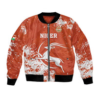Custom Niger Football Bomber Jacket Go Menas - Wonder Print Shop