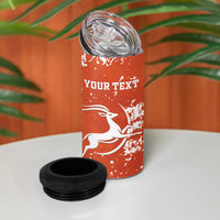 Custom Niger Football 4 in 1 Can Cooler Tumbler Go Menas - Wonder Print Shop