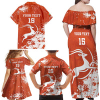 Custom Niger Football Family Matching Off Shoulder Maxi Dress and Hawaiian Shirt Go Menas - Wonder Print Shop