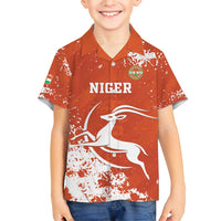 Custom Niger Football Family Matching Short Sleeve Bodycon Dress and Hawaiian Shirt Go Menas - Wonder Print Shop