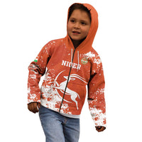 Custom Niger Football Kid Hoodie Go Menas - Wonder Print Shop