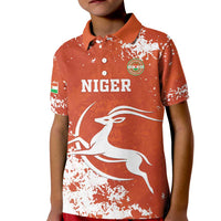 Custom Niger Football Kid Polo Shirt Go Menas - Wonder Print Shop