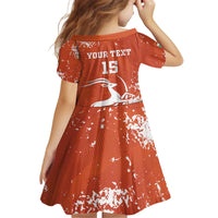 Custom Niger Football Kid Short Sleeve Dress Go Menas - Wonder Print Shop