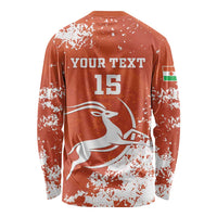 Custom Niger Football Long Sleeve Shirt Go Menas - Wonder Print Shop