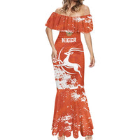 Custom Niger Football Mermaid Dress Go Menas - Wonder Print Shop