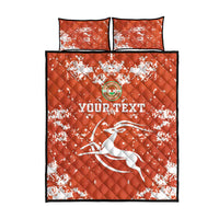 Custom Niger Football Quilt Bed Set Go Menas - Wonder Print Shop