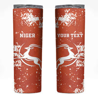 Custom Niger Football Skinny Tumbler Go Menas - Wonder Print Shop