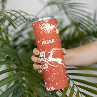 Custom Niger Football Skinny Tumbler Go Menas - Wonder Print Shop