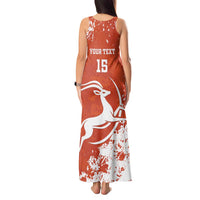 Custom Niger Football Tank Maxi Dress Go Menas - Wonder Print Shop