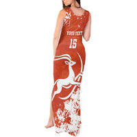 Custom Niger Football Tank Maxi Dress Go Menas - Wonder Print Shop