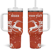 Custom Niger Football Tumbler With Handle Go Menas - Wonder Print Shop