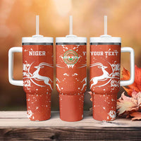 Custom Niger Football Tumbler With Handle Go Menas - Wonder Print Shop