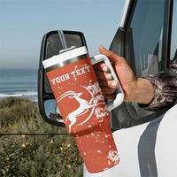 Custom Niger Football Tumbler With Handle Go Menas - Wonder Print Shop