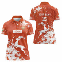 Custom Niger Football Women Polo Shirt Go Menas - Wonder Print Shop