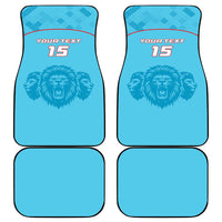 Custom South Africa Pretoria Cricket Car Mats Roar Saam More - This Is Pretoria - Wonder Print Shop