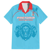 Custom South Africa Pretoria Cricket Family Matching Short Sleeve Bodycon Dress and Hawaiian Shirt Roar Saam More - This Is Pretoria - Wonder Print Shop