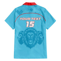 Custom South Africa Pretoria Cricket Family Matching Short Sleeve Bodycon Dress and Hawaiian Shirt Roar Saam More - This Is Pretoria - Wonder Print Shop