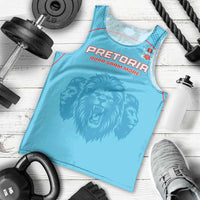Custom South Africa Pretoria Cricket Men Tank Top Roar Saam More - This Is Pretoria - Wonder Print Shop