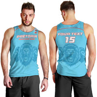 Custom South Africa Pretoria Cricket Men Tank Top Roar Saam More - This Is Pretoria - Wonder Print Shop